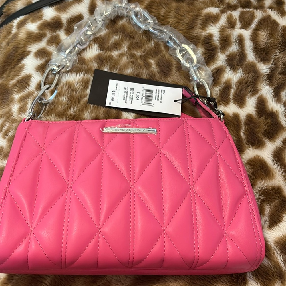 Kendall and Kylie hot pink bag